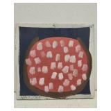 Original Mose T painting WATERMELON on wood
