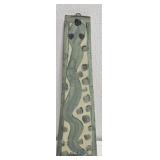 Original Mose T Green snake Painting on Wood