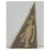 Original Mose T painting DRAGON on wood