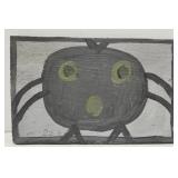 Original Mose T painting Chicken on wood