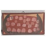 Original Mose T Red Watermelon Painting on Wood