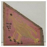 Original Mose T painting DRAGON on wood