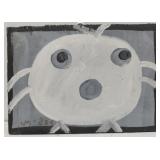 Original Mose T painting Chicken on wood