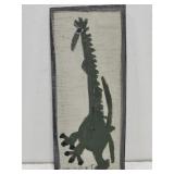 Original Mose T painting DRAGON on wood