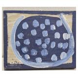 Original Mose T Blue Watermelon Painting