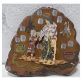 RARE Mose T 3D cut out painting on wood