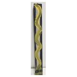 Original Mose T Yellow Snake Painting on Wood