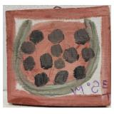 Original Mose T painting WATERMELON on wood