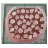 Original Mose T painting WATERMELON on wood