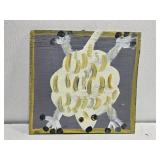 Original Mose T Painting of Animal on Wood