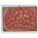Original Mose T painting WATERMELON on wood