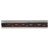 Original Mose T painting RED SNAKE on wood