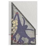 Original Mose T Blue Bird Painting on Wood