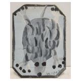 Original Mose T painting FROG on wood