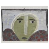 Original Mose T painting PERSON on wood