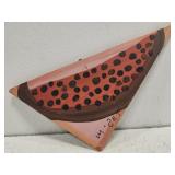Original Mose T painting WATERMELON on wood
