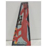 Original Mose T painting DRAGON wood