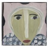 Original Mose T painting PERSON on wood
