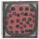 Original Mose T painting Watermelon on wood