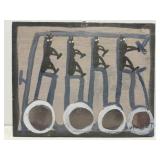 Original Mose T painting BUS on wood