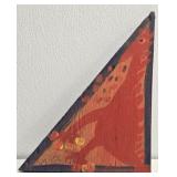 Original Mose T Red Bird Painting on Board