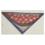 Original Mose T Red Watermelon Painting on Wood