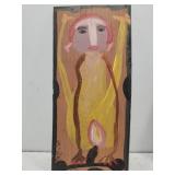 Original Mose T painting Risquï¿½ on wood