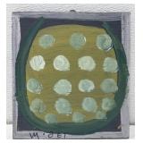 Mose T watermelon painting on board