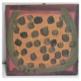 Original Mose T Watermelon Painting on Wood