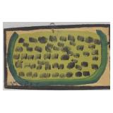 Original Mose T painting WATERMELON on wood