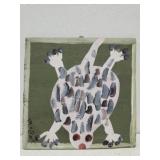 Original Mose T painting ANIMAL on wood