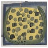 Original Mose T Green & Yellow Watermelon Painting