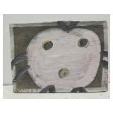 Original Mose T painting Chicken on wood