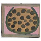 Original Mose T Watermelon Painting on Wood