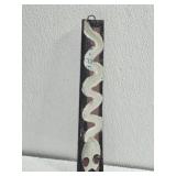 Original Mose T White Snake Painting on Wood