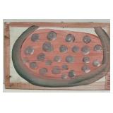 Original Mose T painting WATERMELON on wood