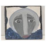 Original Mose T painting FACE on wood