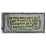 Original Mose T Green Watermelon Painting