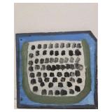 Original Mose T painting WATERMELON on wood
