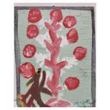 Original Mose T painting TREE OF LIFE on wood