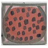 Original Mose T Watermelon Painting on Wood