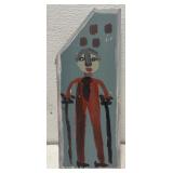 Mose T painting of man on board