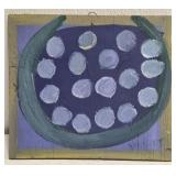 Original Mose T Blue Watermelon Painting