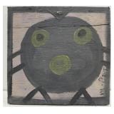 Original Mose T painting Chicken on wood