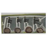 Original Mose T painting BUS W PEOPLE on wood