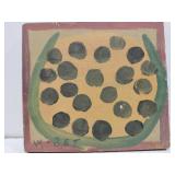 Original Mose T painting WATERMELON on wood