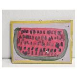 Original Mose T Watermelon Painting on Wood