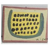 Original Mose T Green & Yellow Watermelon Painting