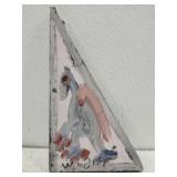 Original Mose T painting DRAGON on wood
