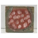 Original Mose T painting WATERMELON on wood
